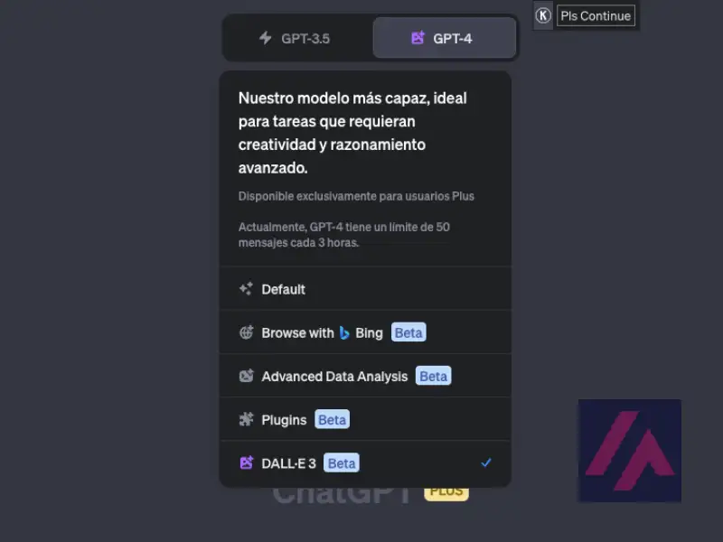 Dall-E 3 integrado en ChatGPT de OPenAI