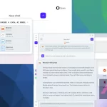 Ventanas de la nueva interfaz de Opera al permitir seleccionar diferentes LLM para ejecutar en Local.